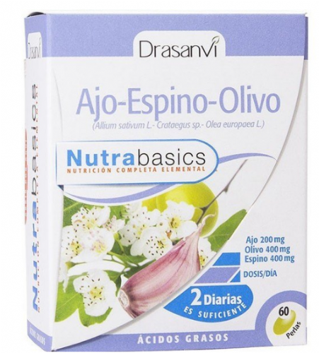 Drasanvi ajo espino olivo 60 perlas