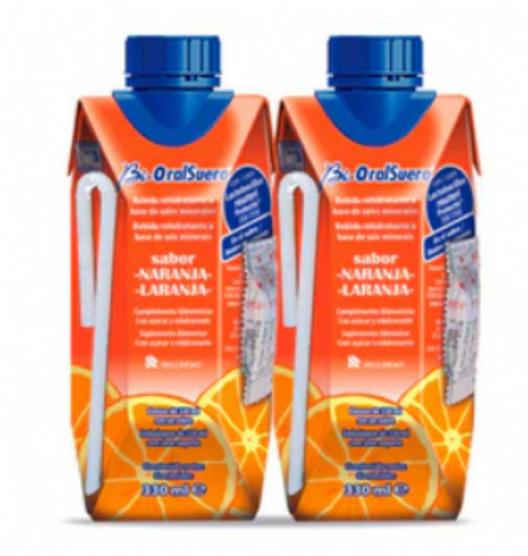 BIORALSUERO (330 ML NARANJA  2 TETRABIK)