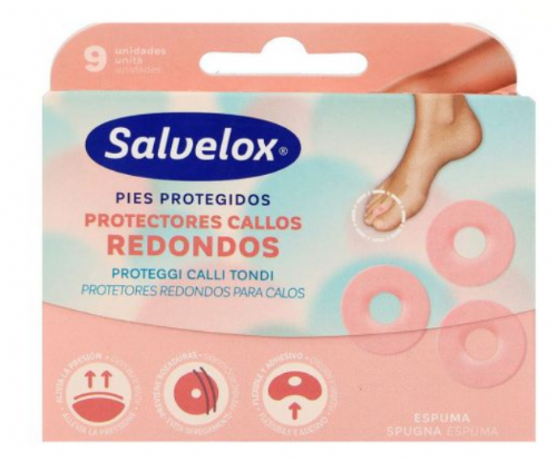 Parches callos - salvelox (redondo 9 u)