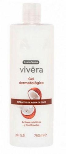 Acofarma vivera gel con extracto de coco (1 envase 750 ml)