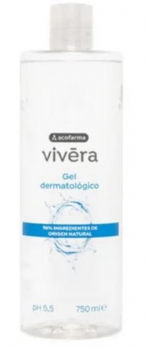 Acofarma vivera gel dermatologico cero original (1 envase 750 ml)