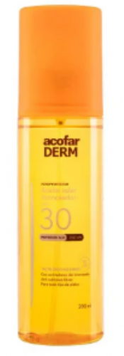 Acofarma nesira spf 30 spray solar transparente (1 envase 200 ml)