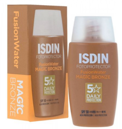 Fotoprotector isdin spf 50 fusion water color (1 envase 50 ml bronze)
