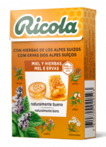 Ricola miel y hierbas