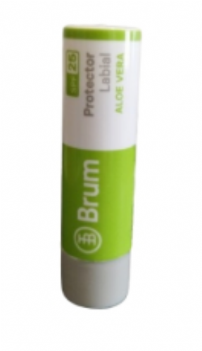 Protector labial brum spf 25 (1 barra 4 g aroma aloe vera)