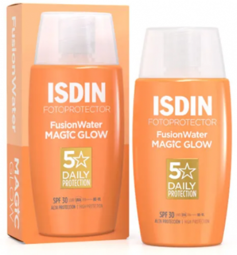 Isdin fotoprotector fusion water magic glow spf