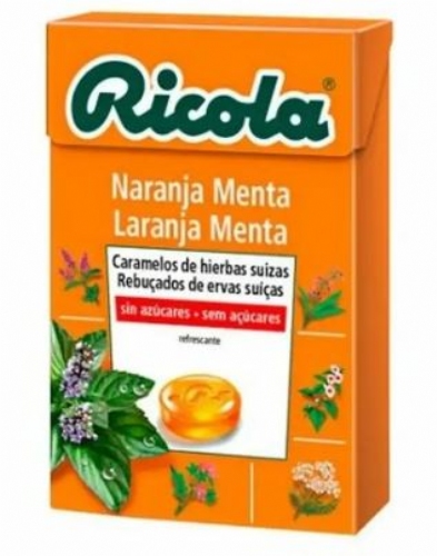 Ricola caramelos naranja menta 50g