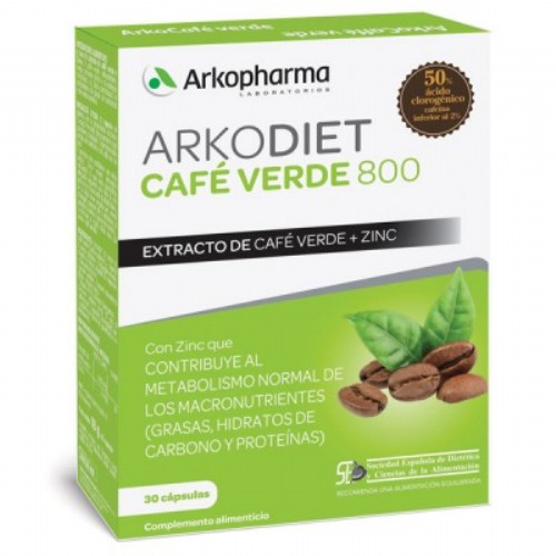 CAFE VERDE -800 ARKOCAPS (30 CAPS)