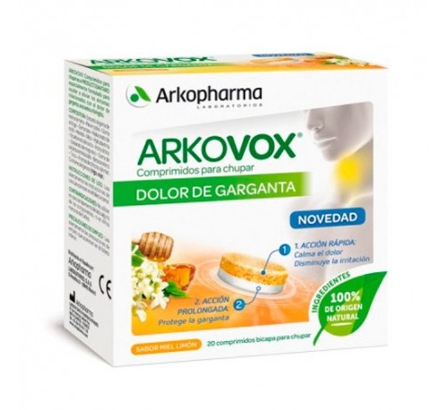 Arkovox dolor de garganta (20 comprimidos para chupar)