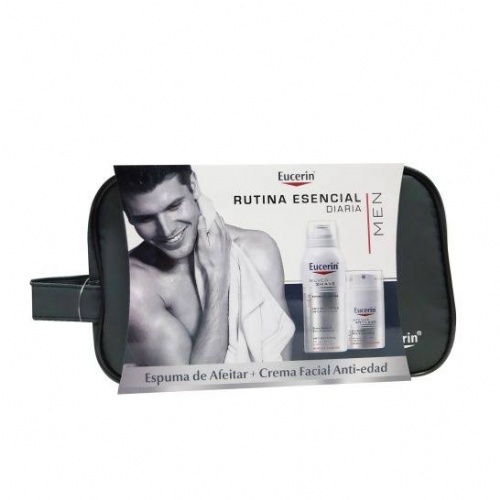 Eucerin pack men espuma + anti-edad