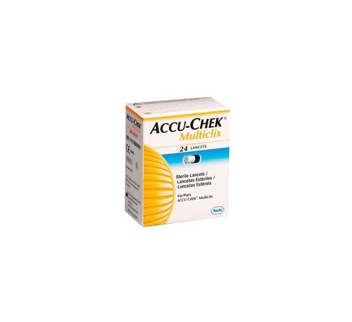 ACCU-CHEK MULTICLIX LANCETAS (24 LANCETAS)