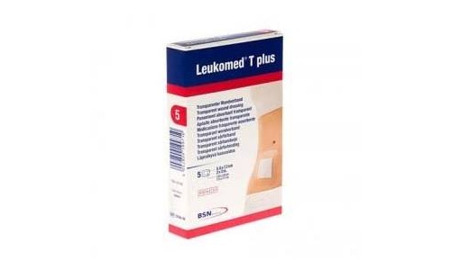 Leukomed t plus - aposito esteril adh (5 x 7.2 cm 5 apositos)
