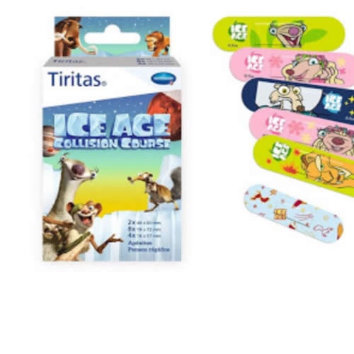 TIRITAS KIDS - APOSITO ADHESIVO (ICE AGE 3 TAMAÑOS 14 U)