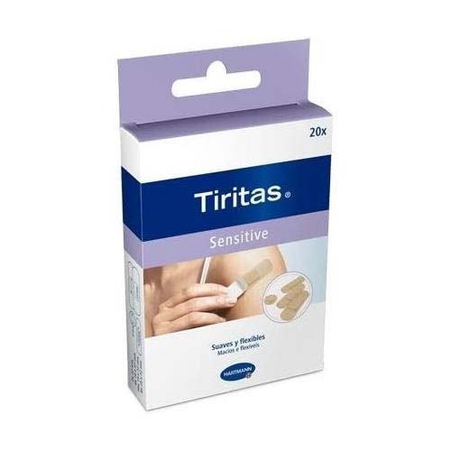 TIRITAS SENSITIVE - APOSITO ADHESIVO (4 TAMAÑOS 20 U)