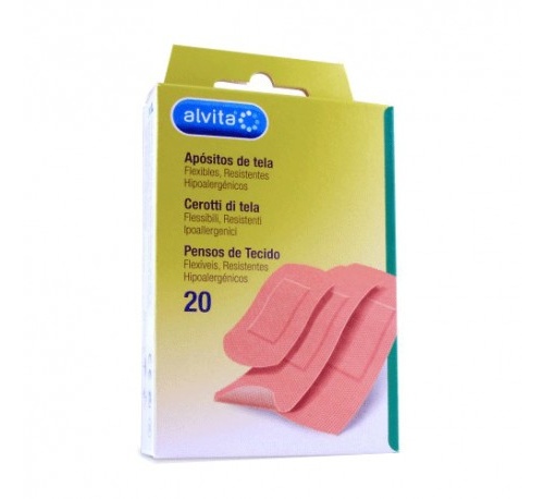 ALVITA - APOSITO ADHESIVO TELA (20 U)