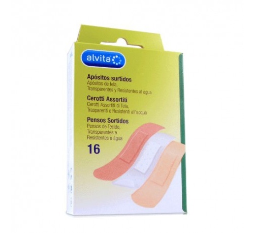 ALVITA - APOSITO ADHESIVO (VARIADOS 16 U)