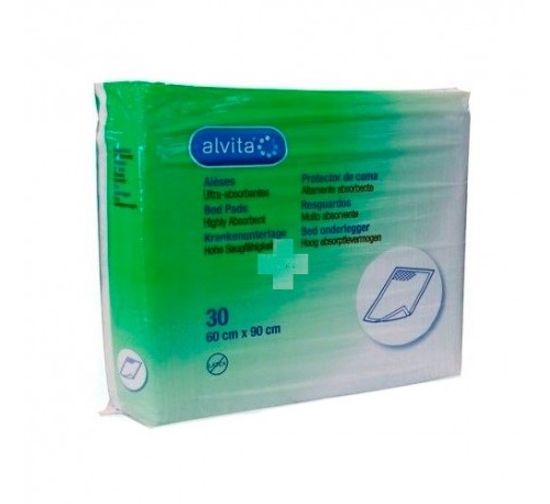 PROTECTOR DE CAMA - ALVITA (60 X 90 CM 30 U)
