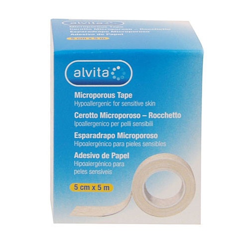 ESPARADRAPO HIPOALERGICO - ALVITA MICROPOROSO P SENSIBLE (5 M X  5 CM)