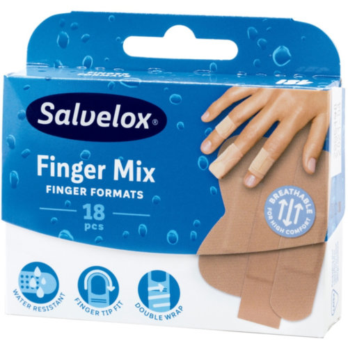 Salvelox tiritas dedos mix 18un
