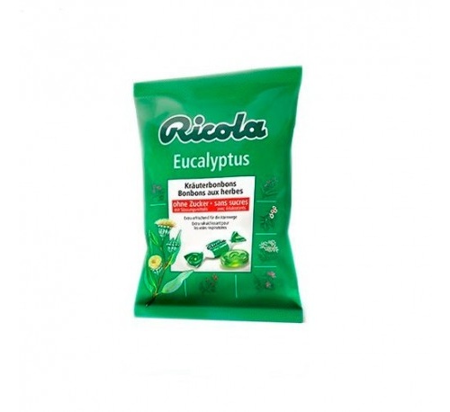 Ricola caramelos sin azucar (eucaliptus bolsa  70 g)