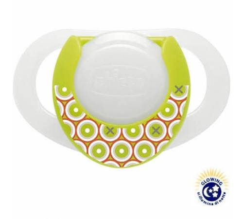 CHUPETE CAUCHO - CHICCO PHYSIO ANATOMICO (0 M+ LUMINOSO)