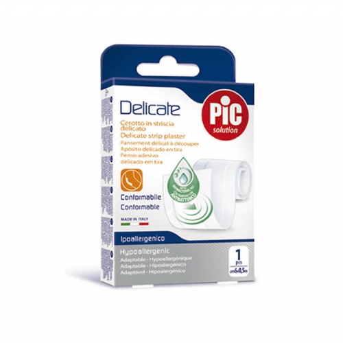 PIC DELICATE TNT ANTIBACTERIANO - APOSITO ADHESIVO (BLANCO 6 X 50 CM)