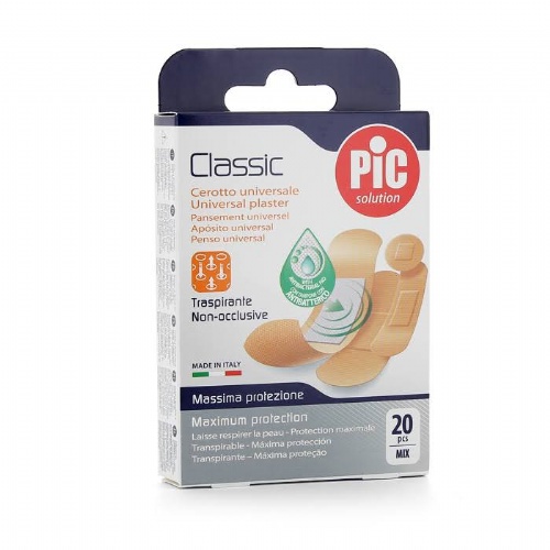 PIC CLASSIC CON BACTERICIDA - APOSITO ADHESIVO (SURTIDO  20 U)