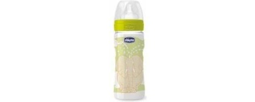 BIBERON PLASTICO PP T SILICONA - CHICCO FISIOLOGICO 0% BISFENOL BOCA ANCHA FLUJO RAPIDO (330 ML UNIS