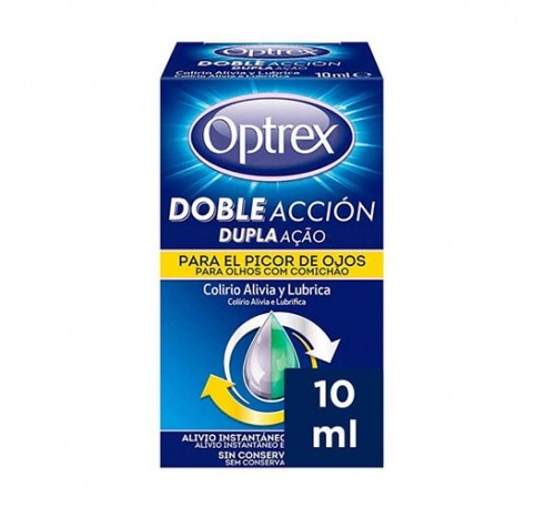 Optrex colirio doble accion para picor de ojos (10 ml)