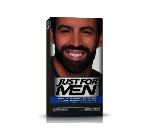 JUST FOR MEN BIGOTE Y BARBA - GEL COLORANTE (30 CC NEGRO)