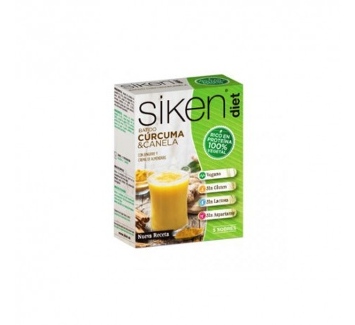 Sikendiet proteina vegetal batido - curcuma & canela (5 sobres)
