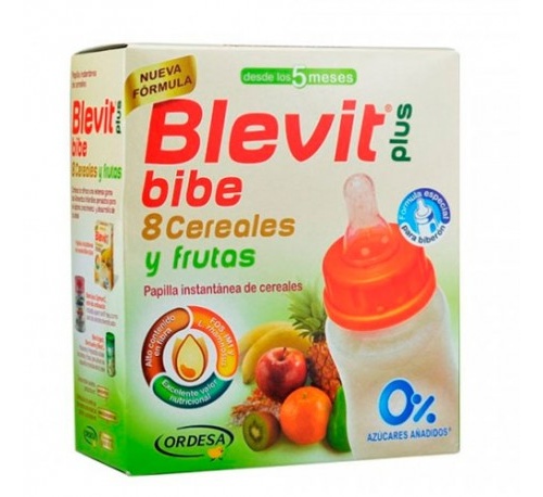 Blevit plus bibe 8 cereales y frutas (polvo 600 g)