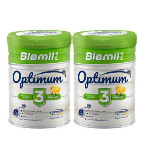 Blemil plus 3 optimum (2u x 800 g bipack descuento)
