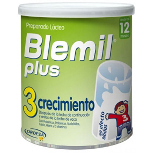 Blemil Plus 3 Optimum - Preparado lácteo en polvo, desde los 12 meses, 800  g : : Alimentación y bebidas