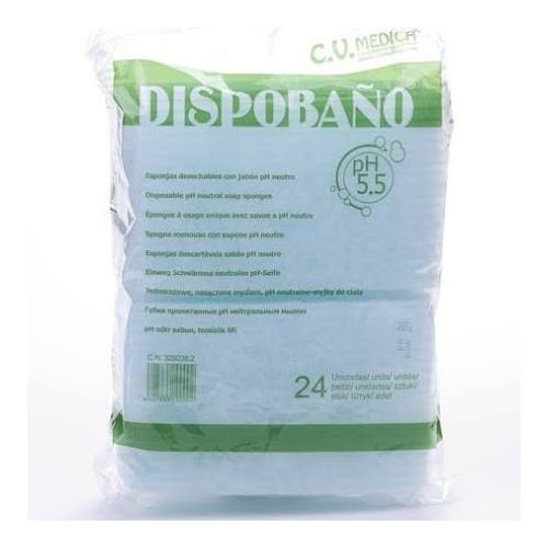 DISPOBAÑO ESPONJA ENJABONADA DESECHABLE (24 ESPONJA)