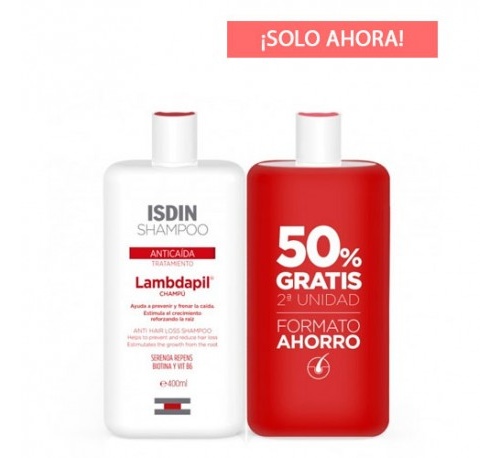 Isdin shampoo anticaida lambdapil (400 ml)
