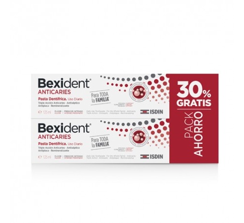 Bexident anticaries duplo pasta 125+125ml