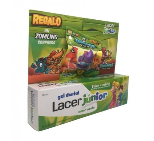 LACER JUNIOR GEL DENTAL 75 ML SABOR MENTA