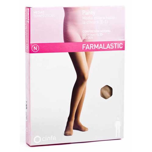 PANTY COMP NORMAL 140 DEN - FARMALASTIC (BEIGE T- REINA)