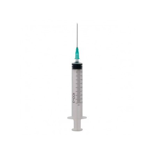 JERINGA DE TRES CUERPOS CON AGUJA - ICO ( PLUS 3 (10 ML CENTRAL A:0,8 X 40 G 21 1/2)