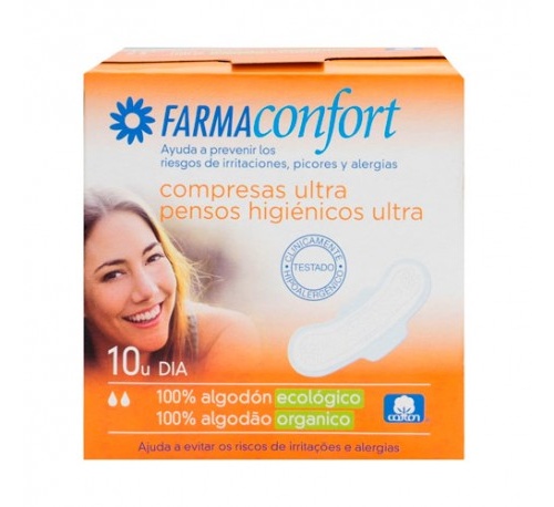 COMPRESAS HIGIENICAS FEMENINAS MATERNITY ALGODON 20 U