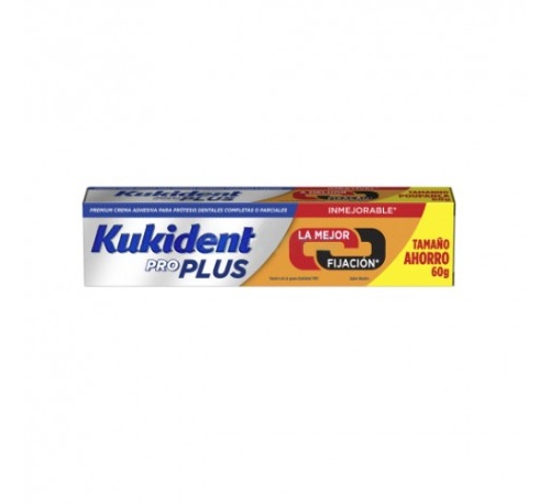 KUKIDENT PRO DOBLE ACCION - CREMA ADH PROTESIS DENTAL (NEUTRO 60 G)