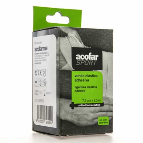 VENDA ELASTICA ADHESIVA - ACOFARSPORT (7,5 CM X 2,5 M)