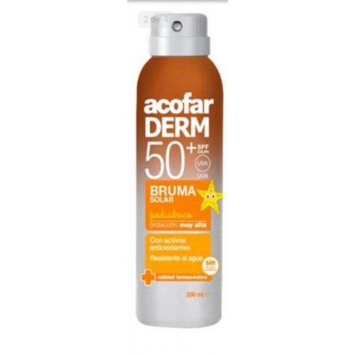 Acofarderm spf 50+ bruma solar pediatrica (200 ml)