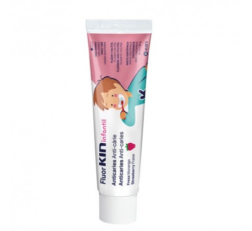 FLUOR KIN INFANTIL PASTA DENTIFRICA (FRESA 50 ML)