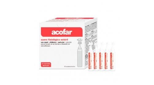 ACOFAR SUERO FISIOLOGICO NASAL Y OFTALMICO ESTER (MONODOSIS 5 ML 30 U)