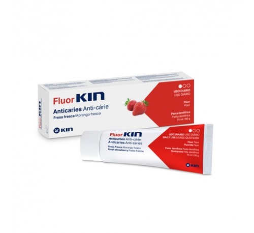 FLUOR KIN ANTICARIES PASTA DENTIFRICA (FRESA FRESCA 75 ML)