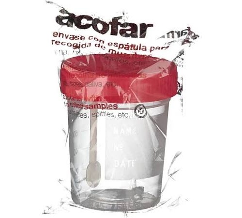 ACOFAR ENVASE CON ESPATULA RECOGIDA MUESTRAS