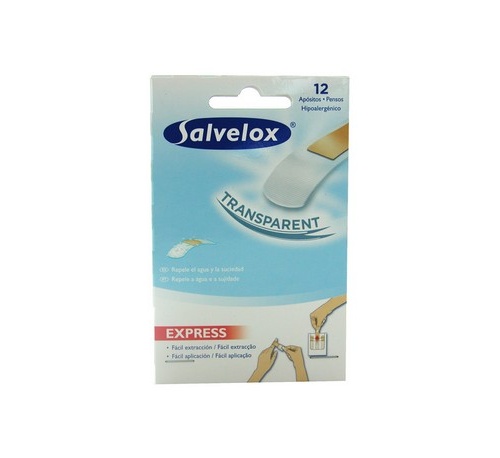 SALVELOX PLAST - APOSITO ADHESIVO (TRANSP 12 U)