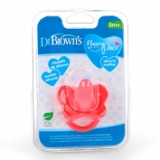 Chupete silicona - dr brown´s 1 pieza (rosa 0- 6 m)